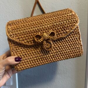 Rattan Crossbody